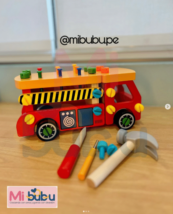 Carro de Bomberos Armable🛠️👦👧✨🚒